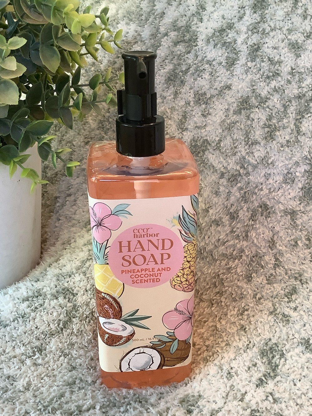 Eco Harbor Scented Pineapple & Coconut Hand Soap NWT 16.9oz.